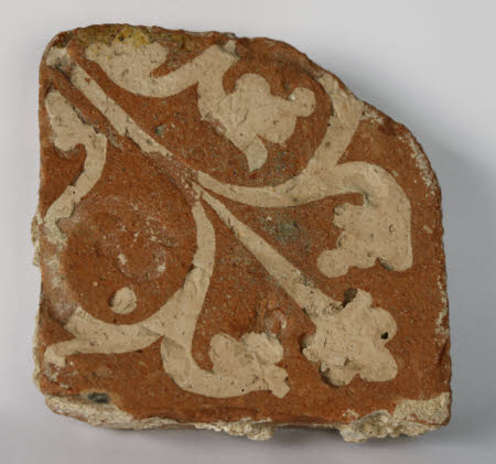Floor tile fragment