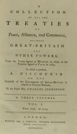 A collection of all the treaties of peace, alliance, and commerce, . between Great-Britain and ...
