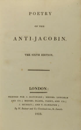 Poetry of the Anti-Jacobin.