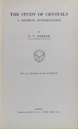 The study of crystals a general introduction 