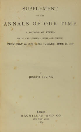 Supplement to the annals of our time: . a diurnal of events, social and political, home and ...