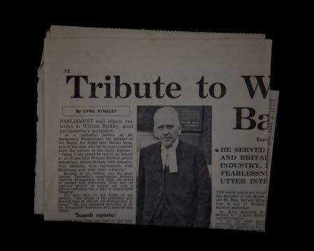 Newspaper cutting