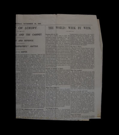Newspaper cutting