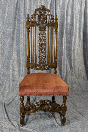 High-backed chair