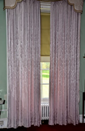 Curtains and pelmet