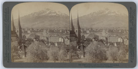 Lucerne and the Pilatus mountain, Switzerland