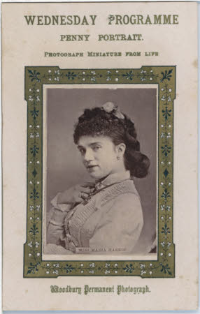 Miss Maria Harris, actress