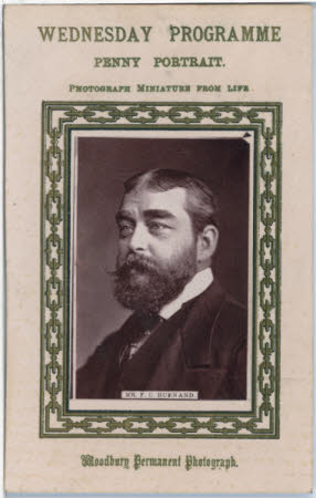 Mr F.C.Burnand, from the Wednesday Programme Penny Portrait series