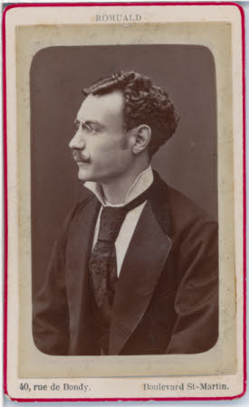 Victor Schoenmehl, half length portrait