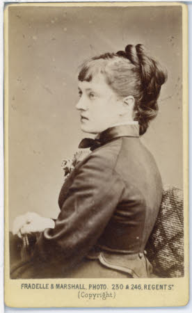 Head and shoulder portrait of a lady