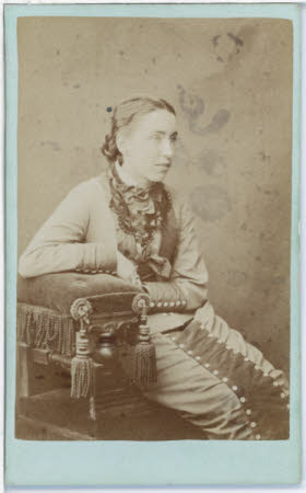 Three quarter portrait of a lady