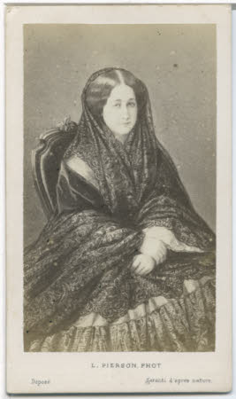 Empress Eugenie de Montijo, Empress consort to Napoleon III (!826-1920) c 1865
