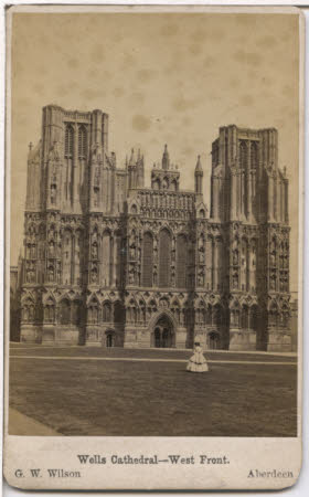 View of Wells Cathedral West front