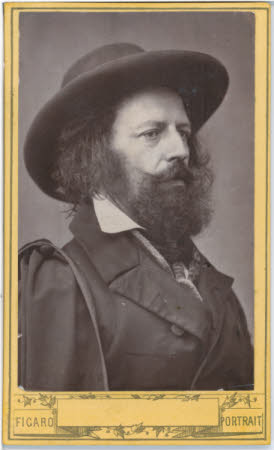 Unknown man in hat with beard