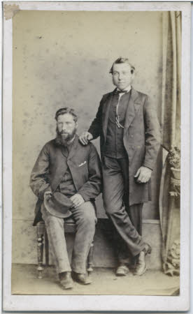 Portrait of 2 unknown men