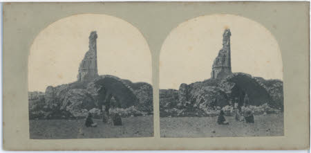 The ruined mosque at Ramleh, in the Holy Land