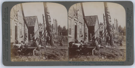 Indian village of Klinkwan, Alaska