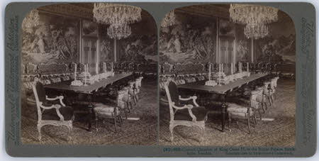 Council Chamber of King Oscar II in the Royal Palace, Stockholm, Sweden