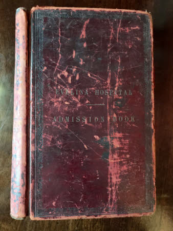 Evelina Hospital Admission Book 1892-1897.