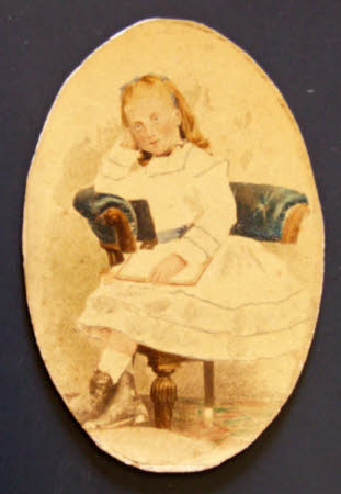 Portrait of a young girl.