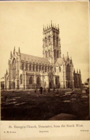 St George's church, Doncaster. From the South West.