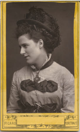 Woodburytype portrait photograph