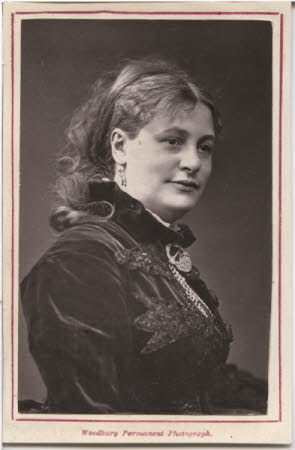 A portrait of Miss Emily Soldene.
