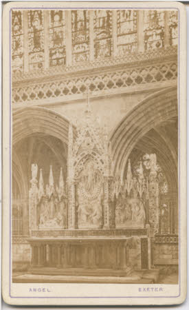 A church altar, Exeter.