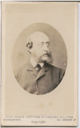 Portrait of H.R.H. Prince Christian of Schleswig Holstein, c.1875
