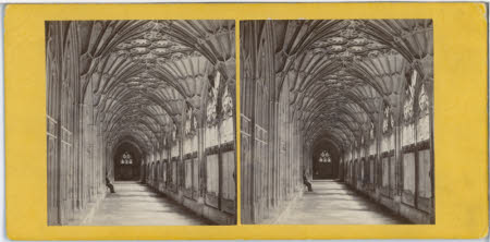Interior of Glo'ster Cathedral - The Cloisters