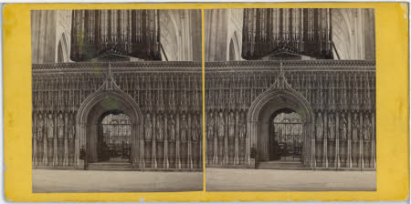 York Minster - The Stone Screen. No.374