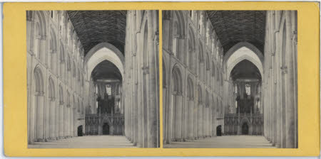 'Peterboro' Cathedral - The Nave.  No.388.