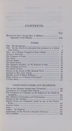 The works of Thomas Gray.