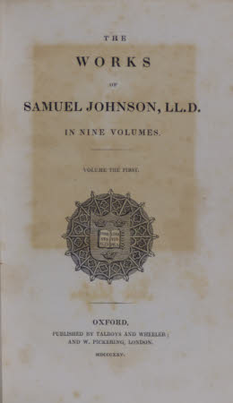 The works of Samuel Johnson, LL.D.