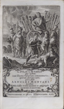C. Iulii Cæsaris quæ exstant, . cum selectis variorum commentariis, quorum plerique novi, operâ et ...