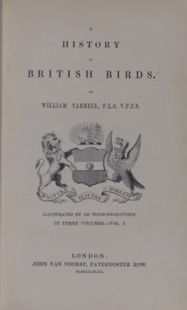 A history of British Birds. 