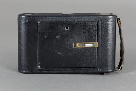 A Kodak No. 3 Flush Back Model A folding roll-film camera.