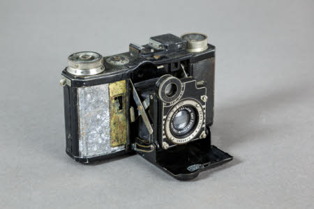 Zeiss Ikon Super Nettel 35mm folding roll-film camera.