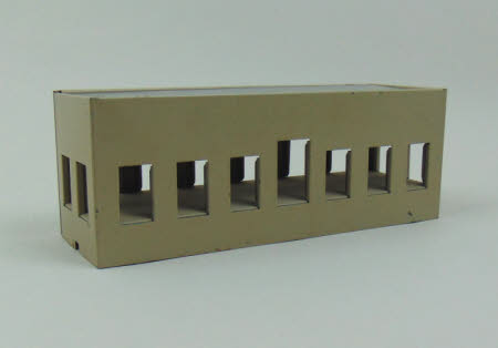 Toy railway building