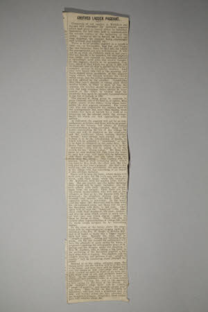 Press cutting