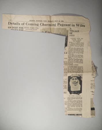 Newspaper cutting