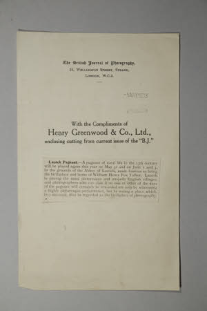 Newspaper cutting