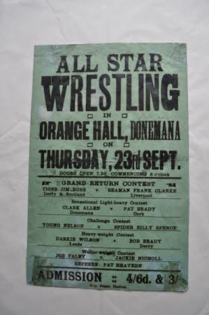 Wrestling event poster