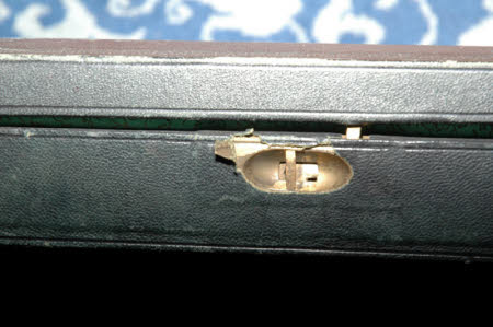 Hughenden Manor, 428892.2, black leather-bound box with hinged lid for Letters Patent, condition survey, 2007 © National Trust  / Theo Sturge