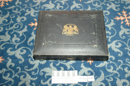 Hughenden Manor, 428897, black leather-bound box for Letters Patent, condition survey, 2007 © National Trust  / Theo Sturge