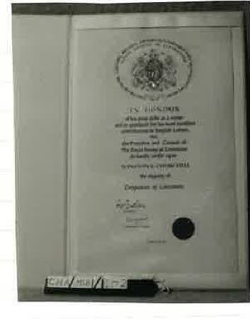 Companion of Literature conferred by Royal Society of Literature