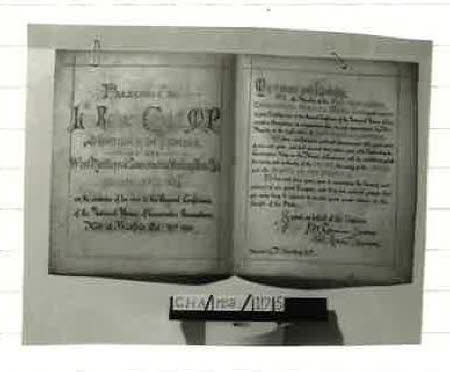 Congratulation to Lord Randolph Churchill by West Hartlepool Conservative Working Men's Club...