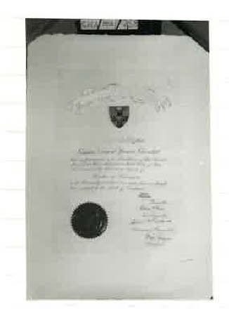 Appointing WSC Hon doctorate of literature, University of London 1945