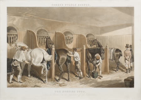 The Hunting Stud (after John Frederick Herring the elder)