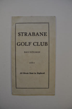 Golf score card